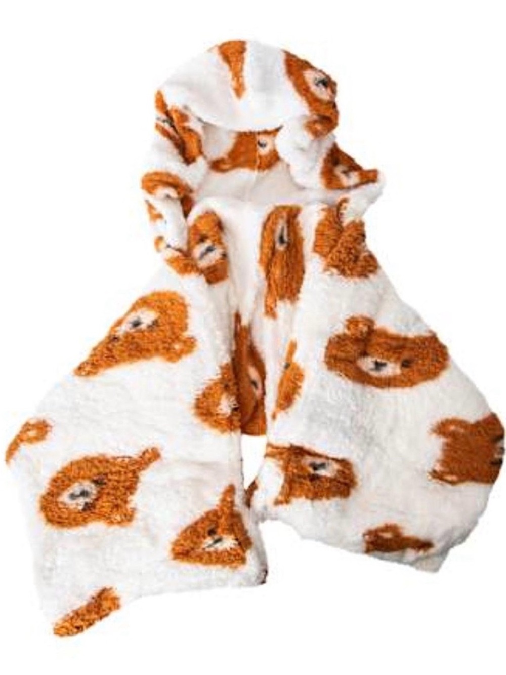 Cozy Bear Blanket with Hood